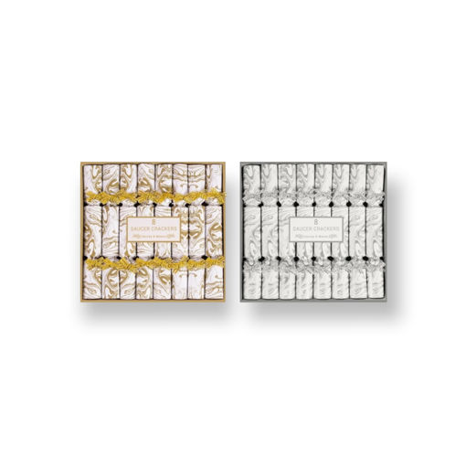 Picture of SAUCER CRACKERS 4.5 INCH GOLD & SILVER - 8 PACK